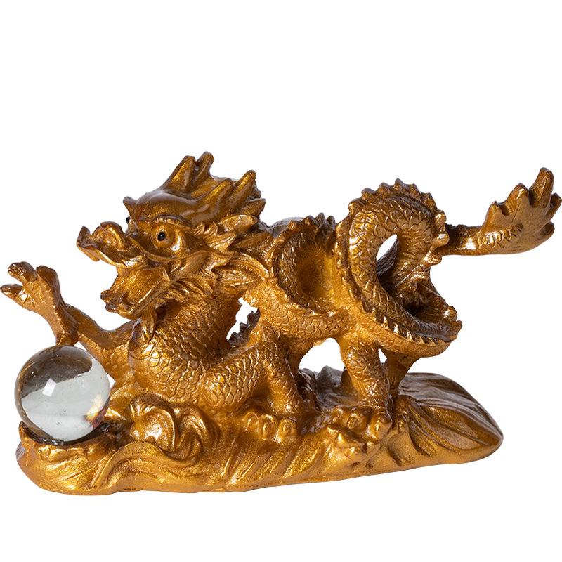 Xianglong Playing with Pearls Attracting Wealth Chameleon Tea Pets Exquisite Ornaments for Nurturing Kung Fu Tea Set