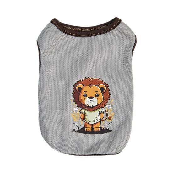 Стильный мягкий сохраняющий прохладу полиэстеровый жилет с рисунком пингвина для щенков, летняя одежда для домашних животных для плюшевых собак