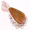 Подвеска из драгоценного камня Ocean Jasper, ручная работа, этническое уникальное ювелирное изделие 2 дюйма H4Z37