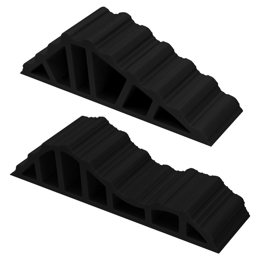 2PCS RC Climbing Curved Obstacle Plastic RC Car Obstacle Set for TRX4M SCX24 FCX24 1/18 1/24 Scale Crawler Car
