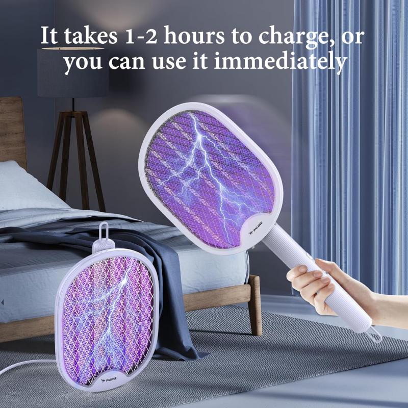2025 Upgraded 2-in-1 Electric Mosquito Killer, Foldable USB Charging,Large Area Mosquito Control,Suitable for Family and Camping