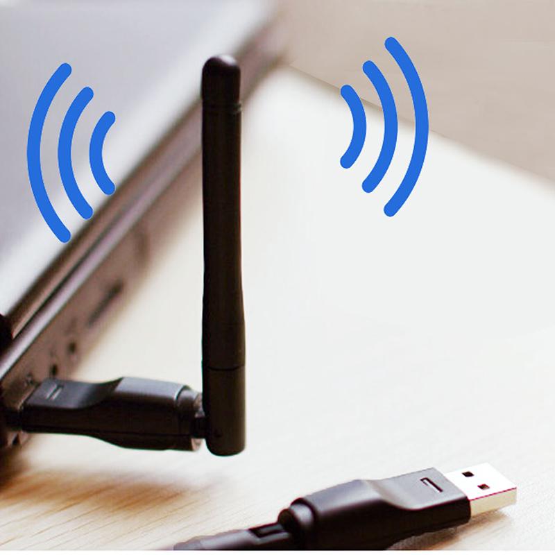 150 Мбит/с беспроводная сетевая карта Mini Usb Wifi адаптер LAN беспроводной Wifi приемник Dongle антенна для ПК Windows