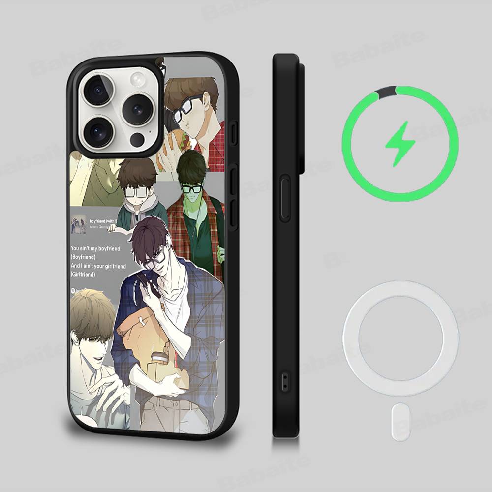 Нерд Проект Бл Аниме Для iPhone 17 Air 16 E 15 14 13 12 11 Pro Max Plus ПК Ударопрочный ТПУ Чехол Для Magsafe Чехол для Телефона