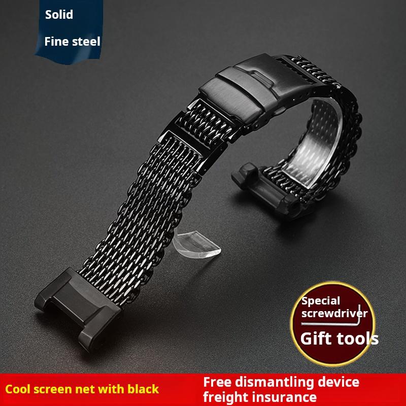 GWG B1000 браслет-ремешок из цельной нержавеющей стали Для G-SHOCK Casio GWG-B1000-1A третьего поколения Mud King модифицированный Металлический ремешок для часов