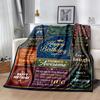 Happy Birthday Celebration Blanket Ultra-Soft Perfect for Bed Couch Chair Four Seasons Universal Stylish Decor Gifts For Family Or Friends