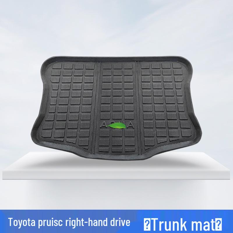 Нескользящие экологичные коврики из ТПЭ для ног и багажника для праворульных Toyota Aqua Prius C