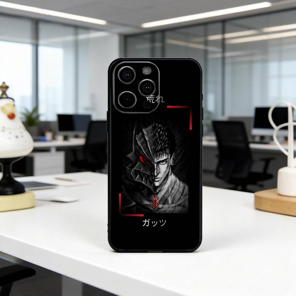 Классический B-Berserk BG G-Guts Чехол для телефона Силиконовый Мягкий Для IPhone 17 16 15 14 13 12 11 X XR Plus Pro Max Plus