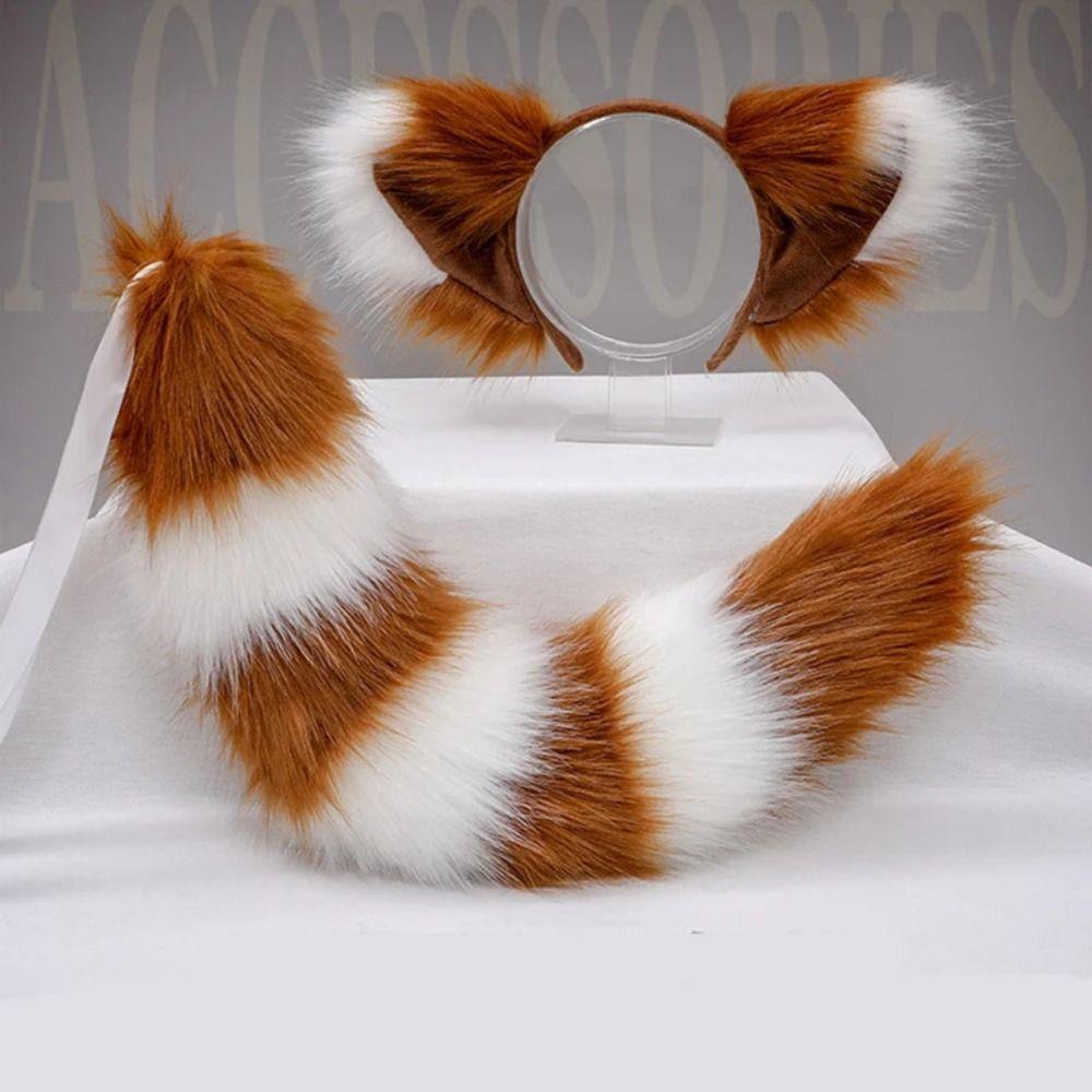 Cat Ear Halloween Cosplay Accessories Cat Tail Halloween Animal Cosplay Props  Children