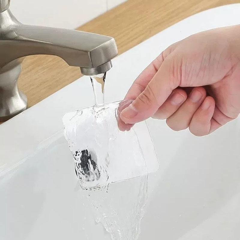 Супер прочная двухсторонняя клейкая нанолента Прозрачные настенные наклейки Водонепроницаемые бытовые товары Клеи Ленты без следов