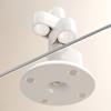 360°Rotating Toothbrush Holder Creative Bathroom Desktop Storage Rack Multifunctional Storage Rack for Makeup Brushes Pens