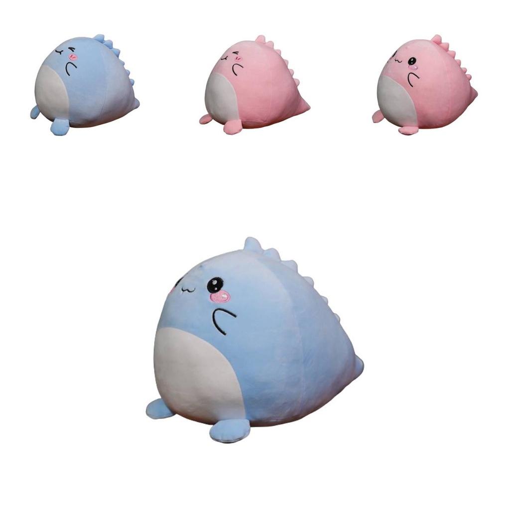 Плюшевая игрушка Squishmallow Динозавр Супермягкий короткий плюш Синий/розовый 20см/7.87дюймов