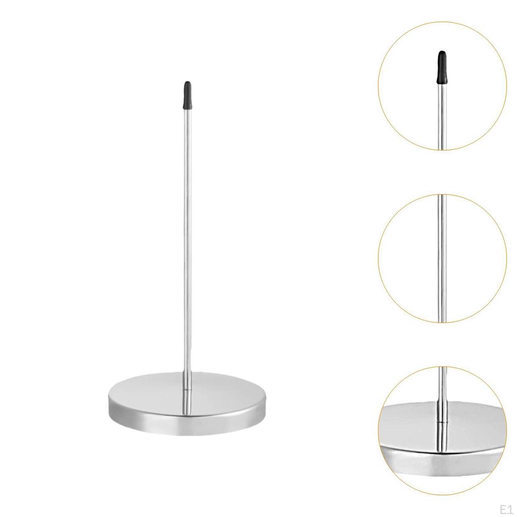 Держатель для квитанций, портативный держатель для билетов для заметок на твердом основании, проверочный шпиндель на наличие