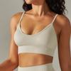 Однотонное красивое спортивное нижнее белье с бретельками на спине без косточек для бега, фитнеса, йоги, верхней части