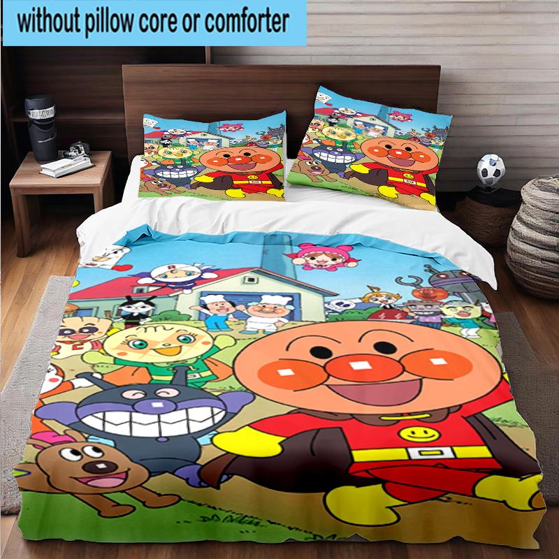 Superhero Parade 3pcs Bedding,Including 1pc Duvet Cover And 2pcs Pillowcases Perfect for Christmas,Ideal for Bedroom, Dormitory