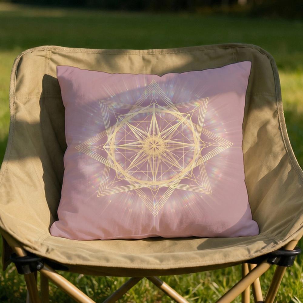 Midsummer Festival Cushion Cover Soft Reversible Durable Pillow Cover MultiScene Use for Home Car Daily Comfort