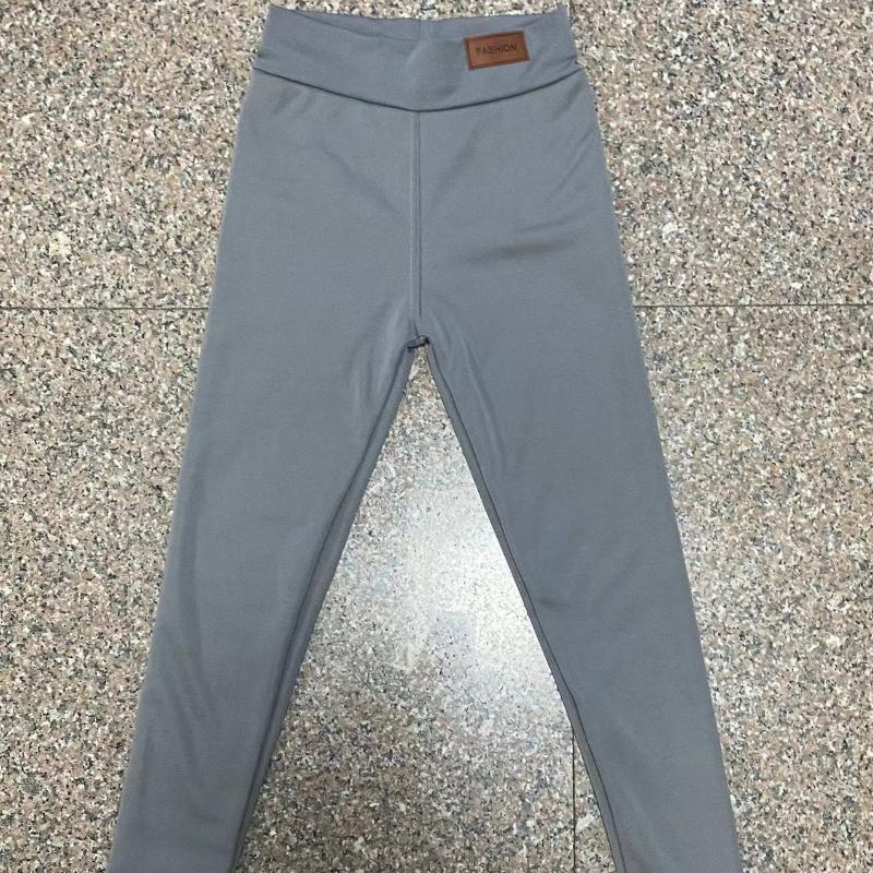Women's Autumn and Winter High Waisted Leggings with Added Wool and Thickened Lamb Wool Leggings, Warm Pants