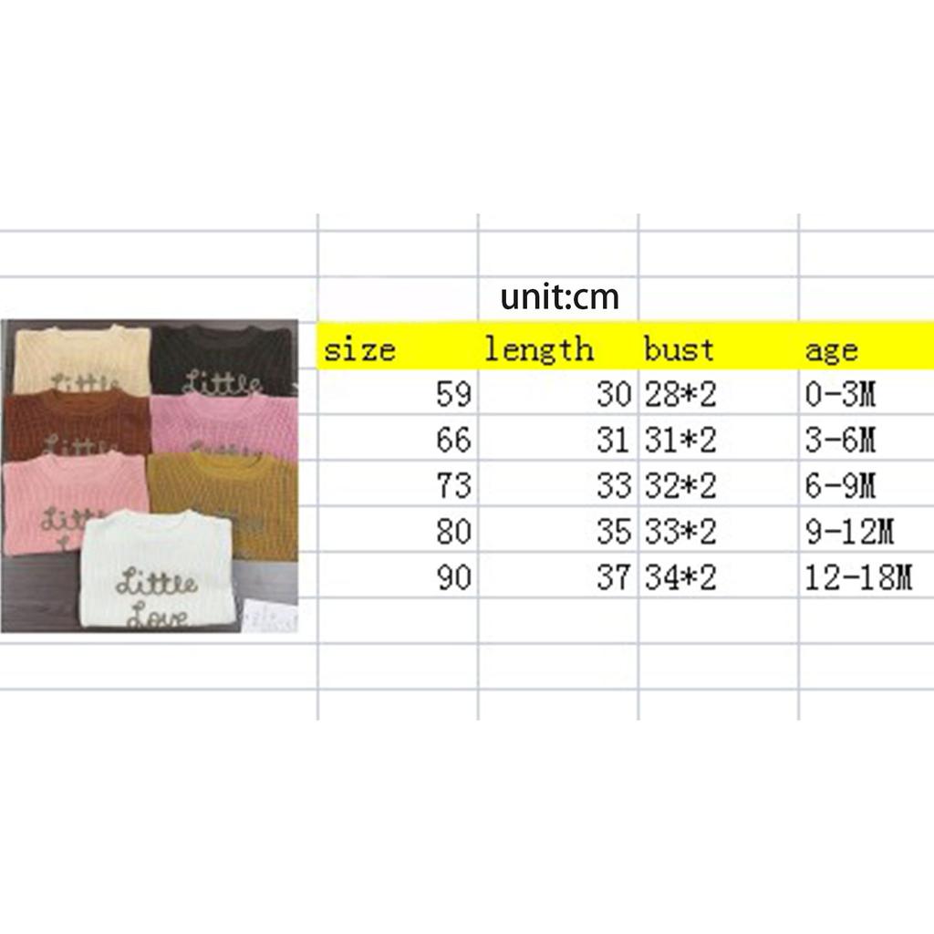 Свитер для девочки, длинный рукав, круглый вырез, буквы, зимний теплый вязаный свитер, одежда для младенцев