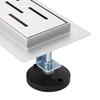 Linear Drain Shower Drain Silver 90 cm Stainless Steel 304