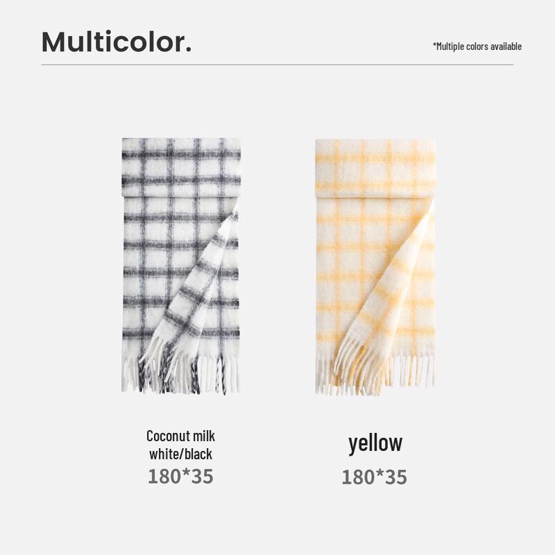 Navigare Unisex Plaid Scarf