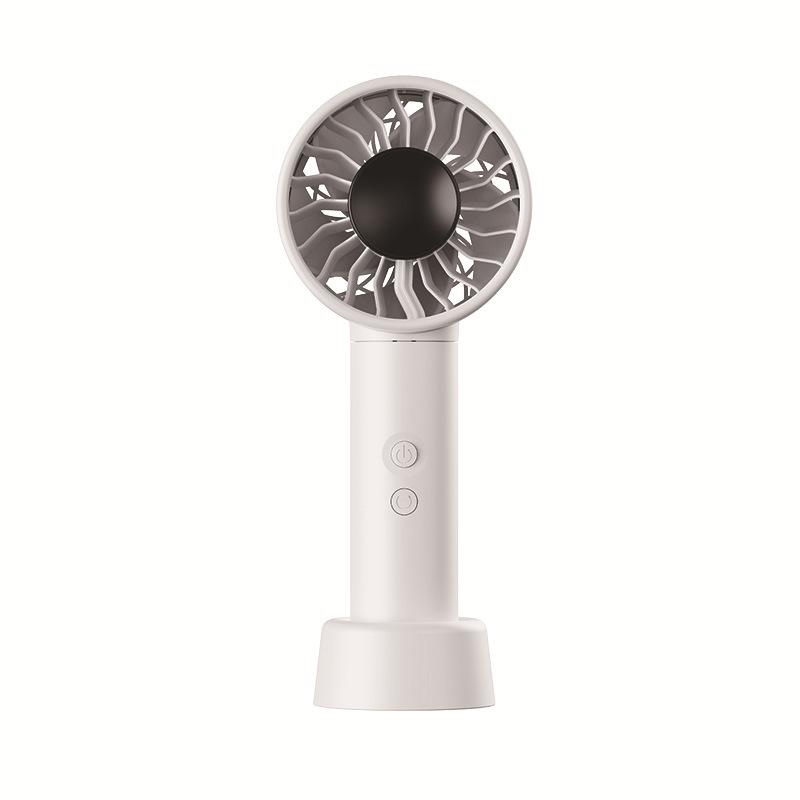 Portable Handheld Oscillating Fan with Digital Display, USB Charging, Long Battery Life for Outdoor & Desktop Use
