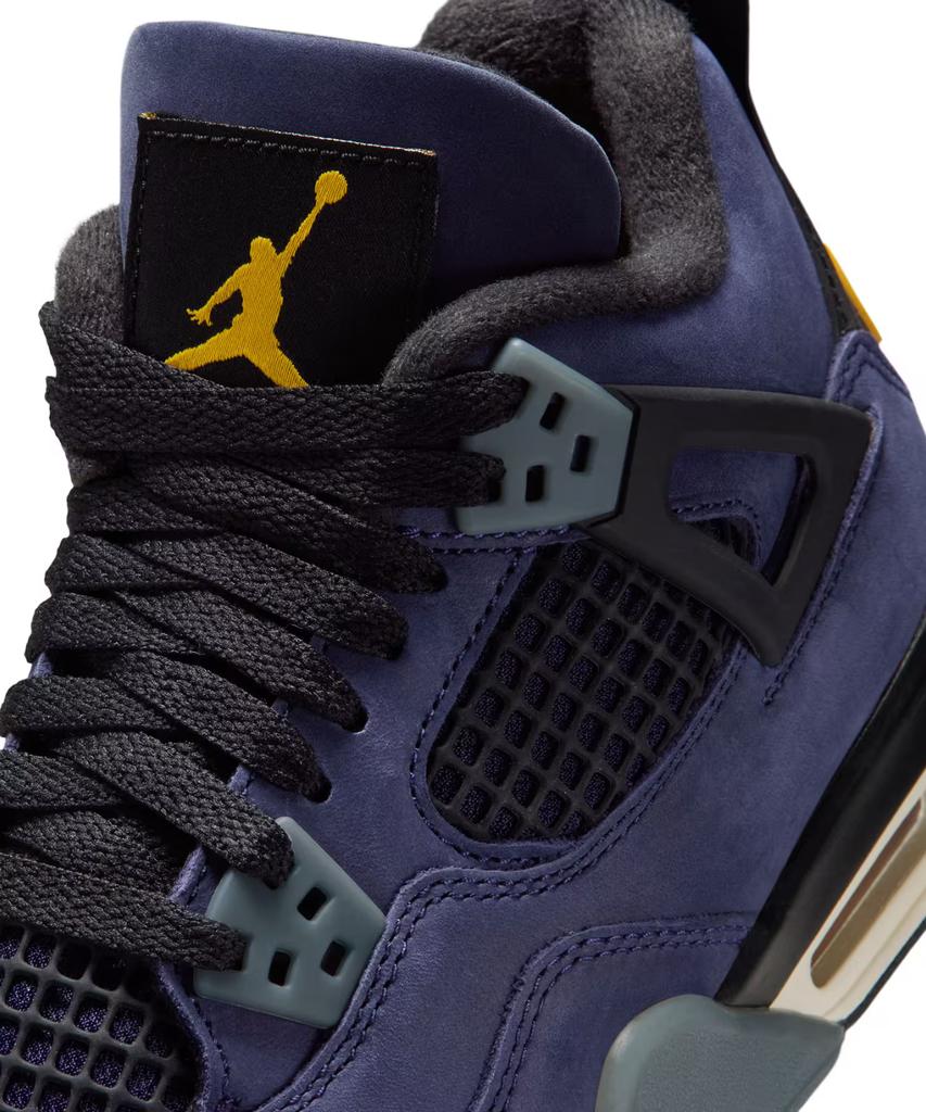 IB4171-500 Nike GS Air Jordan 4 Lakers