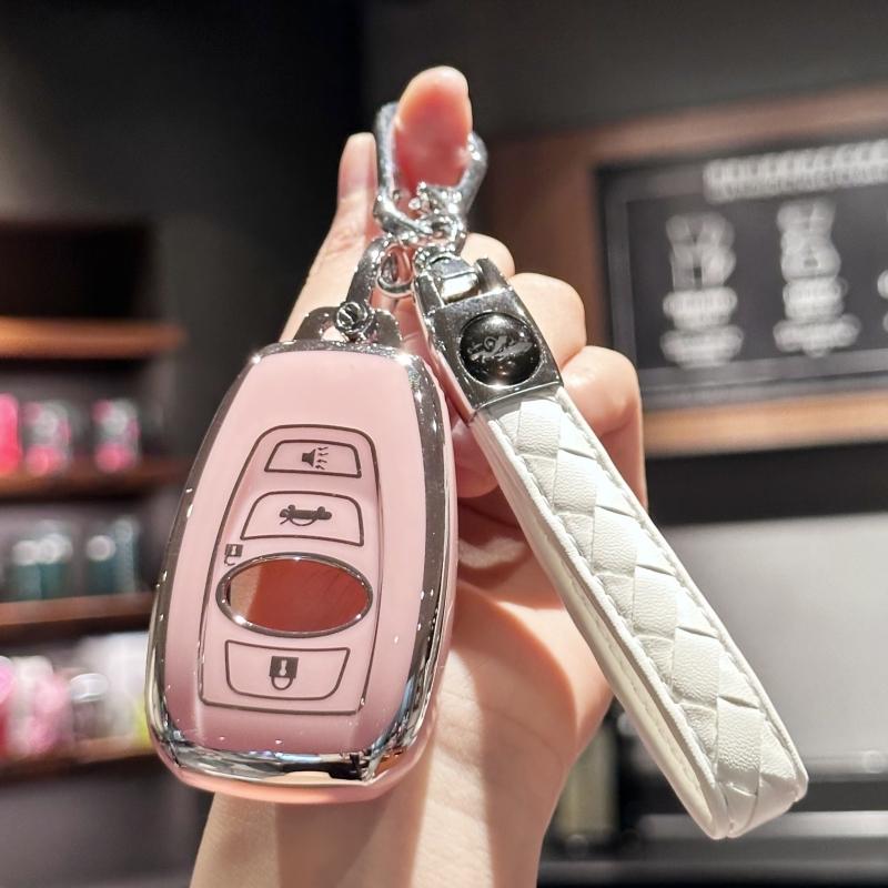 Чехол для брелока с ремешком для ключей для Subaru Forester, Outback, Ascent, Crosstrek, BRZ, Impreza, STI, Legacy, WRX