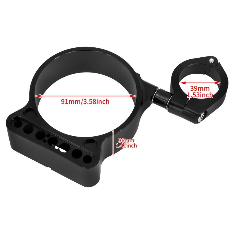 CNC Aluminum Instrument Gauge Mount Bracket Harley Sportster XL 1995-2014 Side Dash Accessory