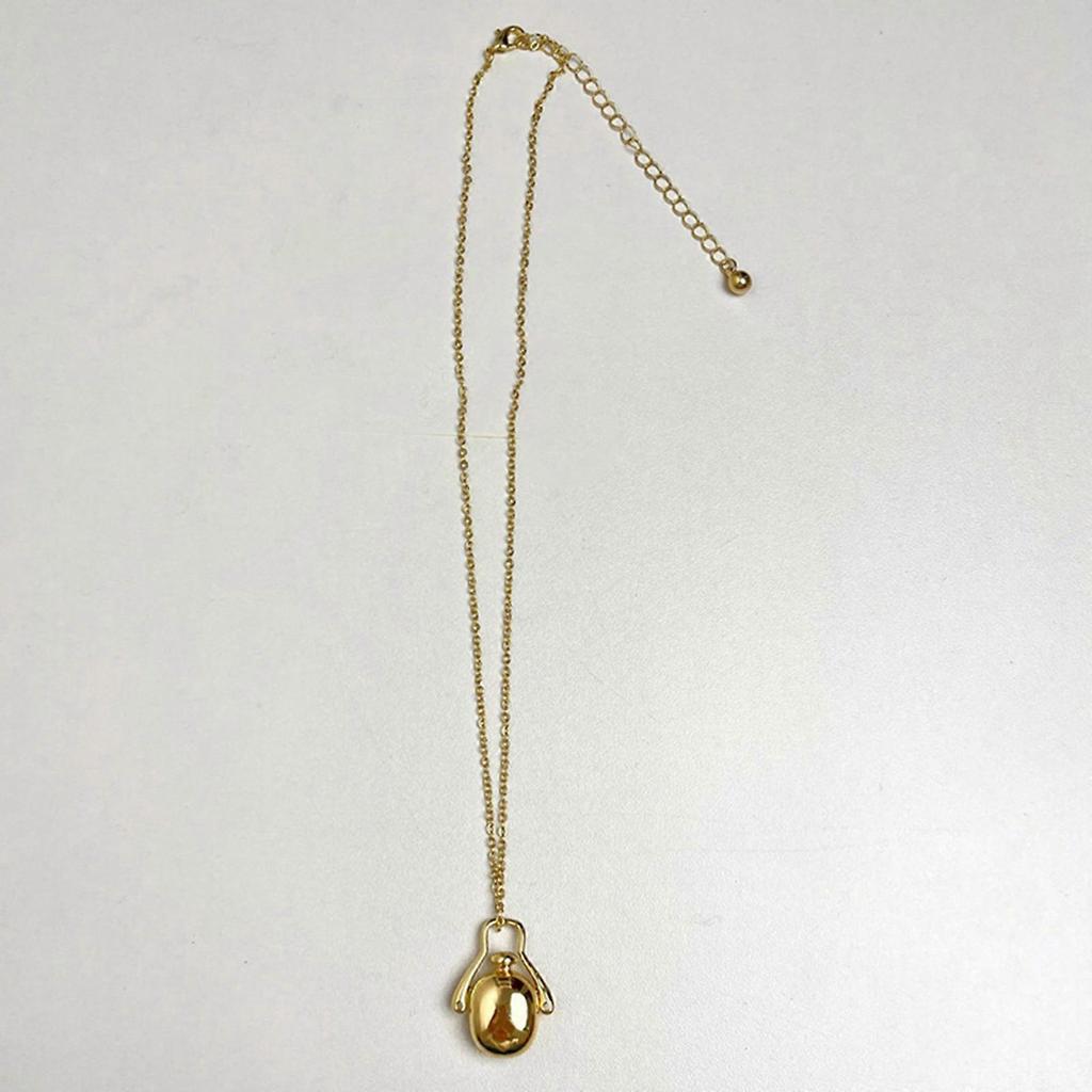 Elegant Gold/Silver Plated Necklace Irregular Geometric Pendant Neckchain Adjustable Choker Unisex Clavicle Chain Silver