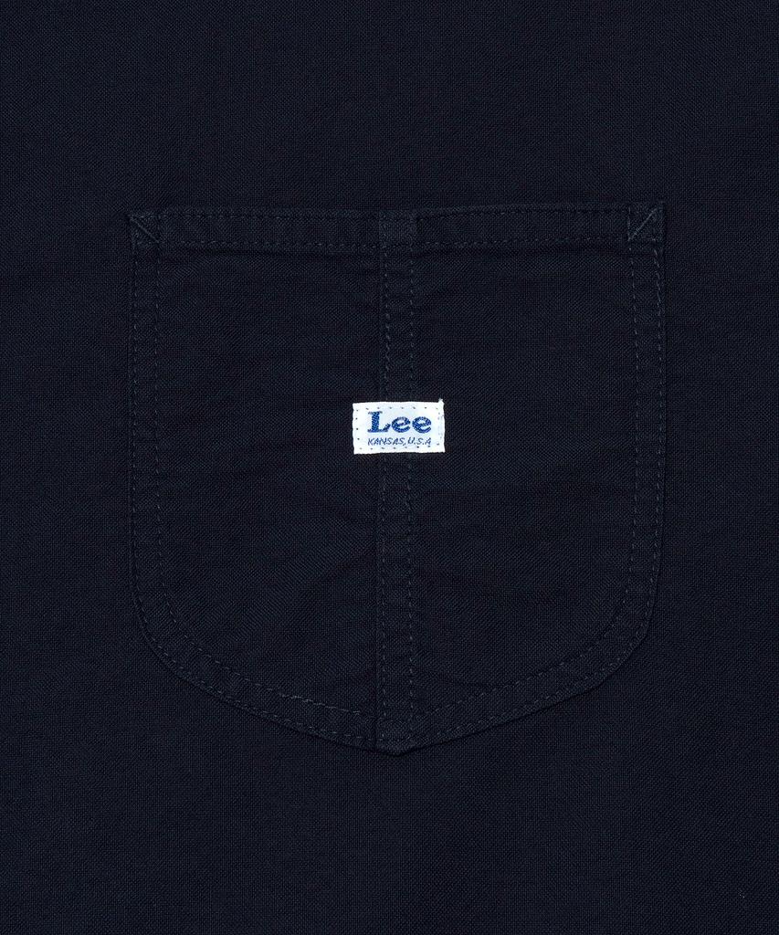 LEE Rocco Pocket Oxford Short Sleeve Shirt Navy