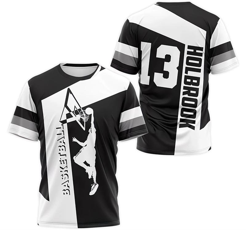 Paint Splatter Basketball T-Shirt Men Women 3D Print Graphic Tee Summer Outdoor Sports Quick-Drying Casual Fashion Streetwear
