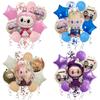 Cute Aluminum Film Balloon Set for Children's Birthday Party Decoration