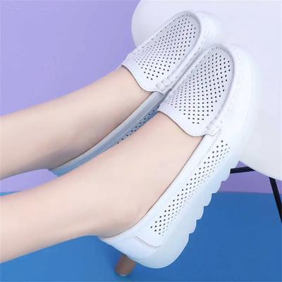 Женские зеленые мокасины на платформе без бретелек, плетеные кроссовки для гольфа, туфли на плоской подошве, спортивная обувь, боты из Китая, тениис, высокое качество, для улицы