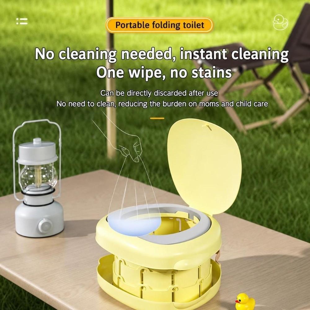 Foldable Baby Pot Toilet Bowl Hanging Potty Training Pot Child Seat Baby Potty Outdoor Travel