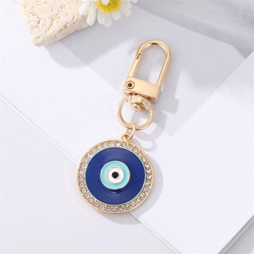 Phone Pendant Car Accessories Blue Eye Key Chain Hamsa Hand Keyring Car Keyring Evil Eye Keychain