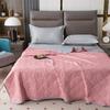 Plain Color Airable Cover Summer Quilt Four-piece Set Washing Comfortable Breathable Summer Cool Blanket