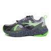 Li Ning Comfortable Versatile Non-Slip Shock-Absorbing Wear-Resistant Lightweight Casual Shoes Kids Sneakers Black Gray Green YKCS120-11