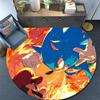 Sonic the Hedgehog3 Round Area Rug,Carpet Rug for Living Room Bedroom Sofa Playroom Decor,Non-slip Floor Mat