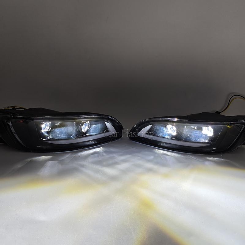 Светодиодные Дневные Ходовые Огни (ДХО) Для Lexus RX300 RX330 RX350 2003-2009 Harrier 2003-2006 с Поворотником Дневным Ходовым Освещением противотуманной фарой