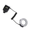 48LED Macro Flash Light with LCD Display Power Control Adapter Rings Flash Diffuser for DSLR