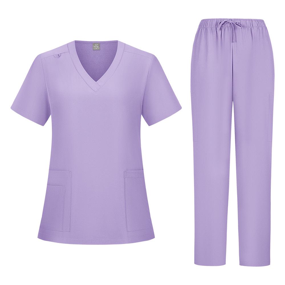 Autumn Unisex Spa & Salon Scrub Suit - Sweat-Absorbing, Heat-Dissipating Clinic Uniform
