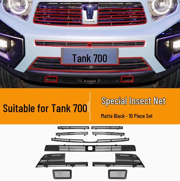 Защитная крышка на переднюю решетку радиатора Tank 700 для защиты от насекомых и пыльцы