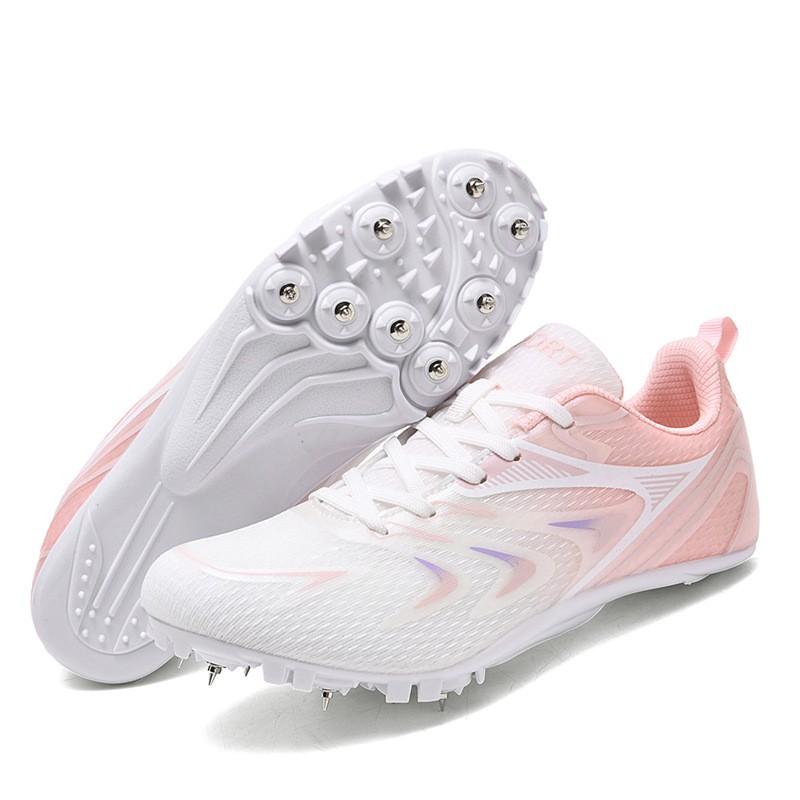 Track Field Spike Shoes Men Women Lightweight Running Sprint Jump Middle Distance On Synthetic Tracks