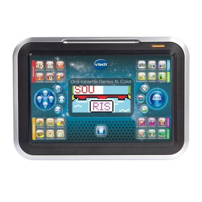 Vtech Genius XL Color — детский планшетный компьютер — черный