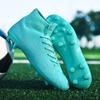 Football Shoes 35-47 Unisex High-top Football Boots Long Nail   Artificial Lawn Training Large Size Kid's Football Shoes