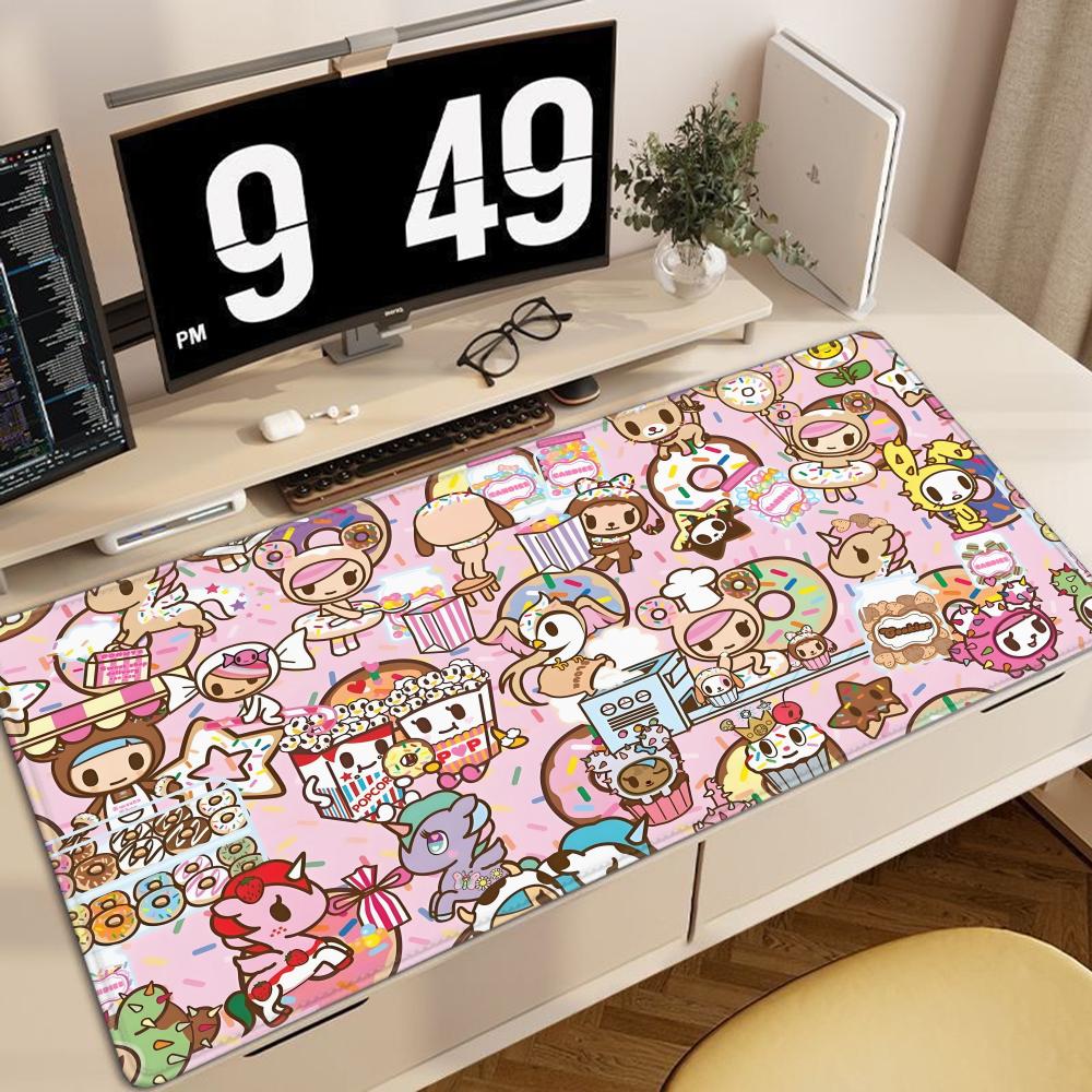 Япония Милый коврик для мыши Tokidoki Коврик для мальчика Натуральный каучук Игровой коврик для мыши Настольный коврик Размер для Игры World of tanks CS GO Zelda