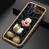 Disney Микки Минни Чехол TPU Мягкий Фунда Бампер для Apple iPhone 12 Mini 11 15 Pro Max XS X 14 SE XR 8 Plus 13 Pro 13pro