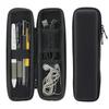 Black Hard Shell Pencil Case Holder Protective Carrying Box Bag Storage Container Supplies Stationery