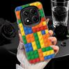 Fashion Building Blocks Pattern Shockproof Phone Case for Xiaomi Redmi Note 15 14 13 12 Pro Plus 11 11S 11T 5G Cover Anti Fall F