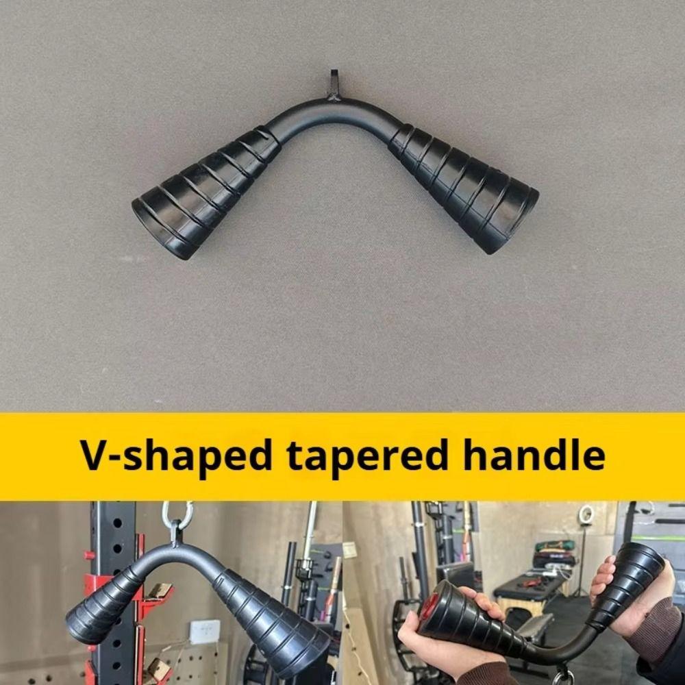 V-образная спортивная ручка для гимнастики, коническая ручка для тяжелой атлетики, ручка для фитнеса, фитнес-тренажер