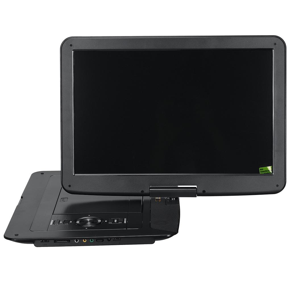 15.6'' Портативный DVD-плеер HD TV VCD CD Экран с поворотом на 270 градусов HD Видеоплеер Дорожный Мини DVD-проигрыватель